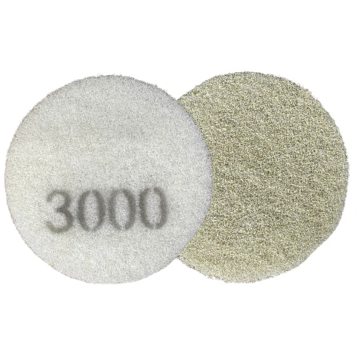 Dia Plus Pink Diamond Polishing Pad for Restoring Marble, Limestone, Sandstone, Travertine, Terrazzo, and Concrete - Inhomebuy