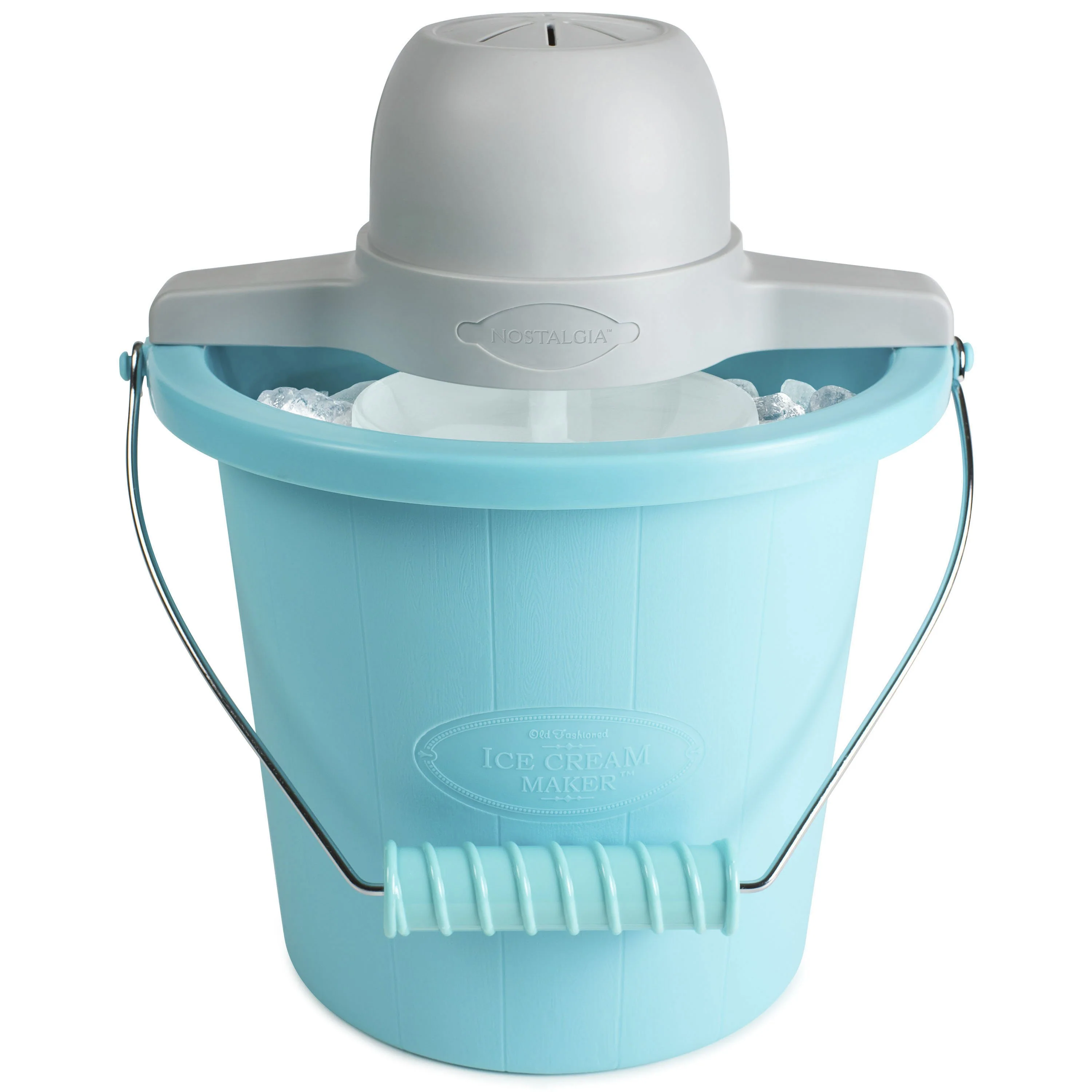 4-Quart Electric Ice Cream Maker with Easy-Carry Handle - Inhomebuy