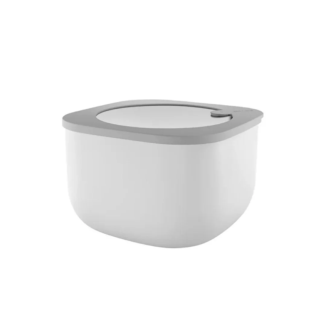 L STORE&MORE - Deep airtight fridge/freezer/microwave containers 2800cc Dark grey - Inhomebuy