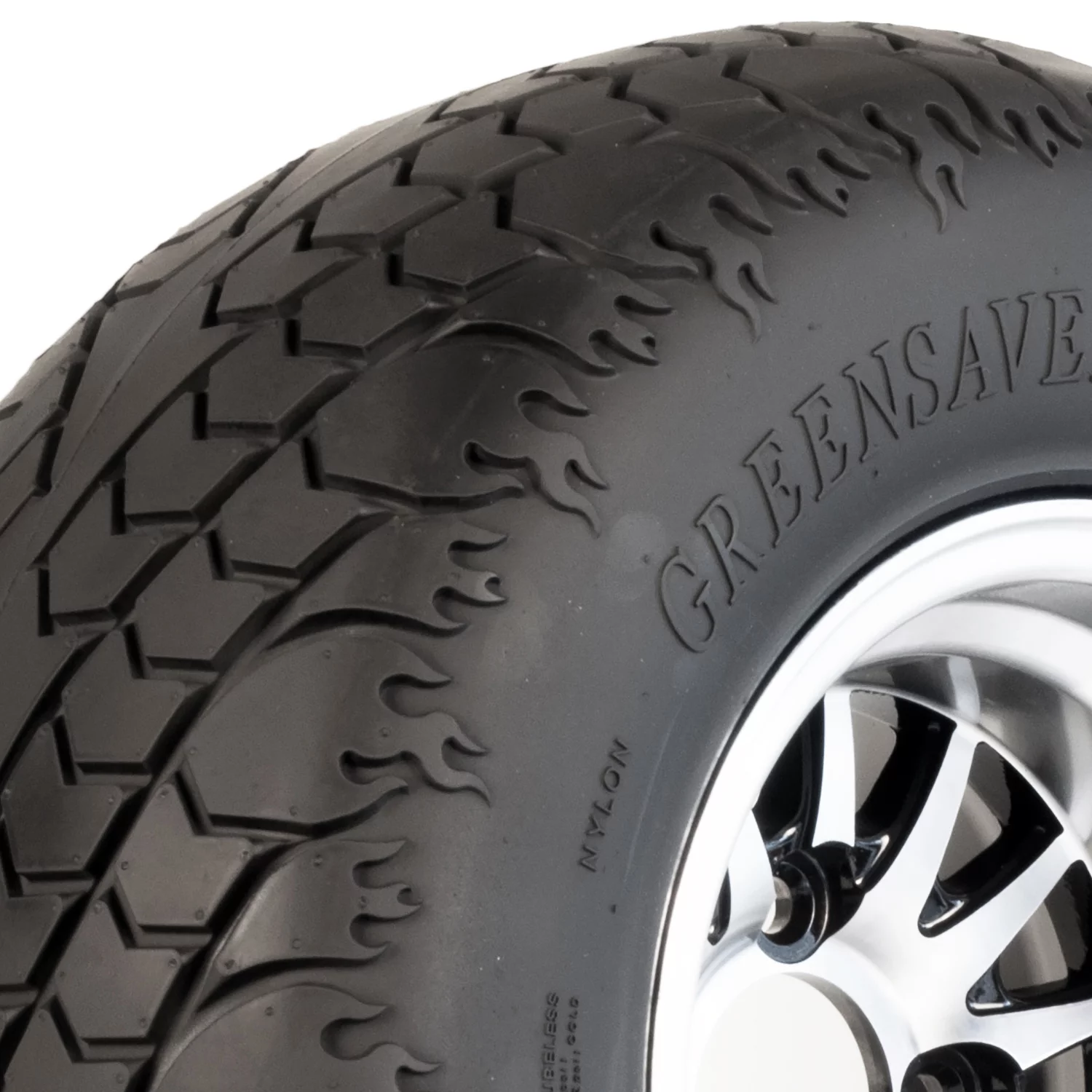 Greenball Greensaver 215/35R12 Plus GT Performance Radial 4-Ply Rated Golf Cart Tire; 1 Tire, No Wheel - Inhomebuy
