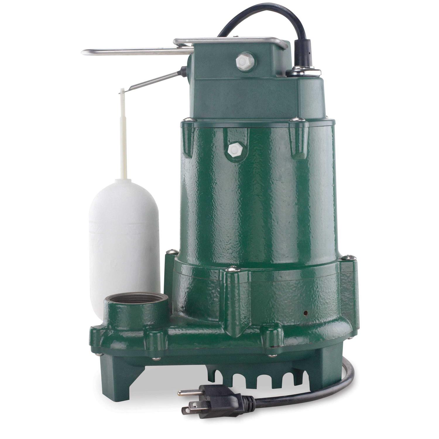 Zoeller N53 Non-Automatic Cast Iron Sump Pump 53-0002 - Inhomebuy