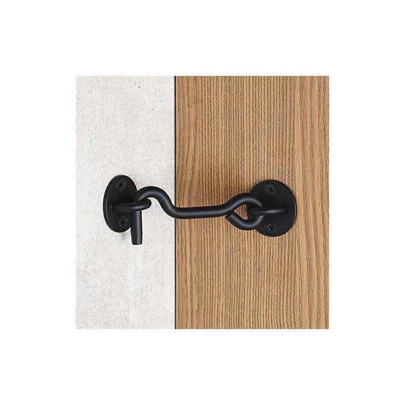Raswik 4 Privacy Hook and Eye Gate Latch Easy Lock - Inhomebuy