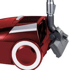 Bagged Vacuum Cleaner,Red,6L,Silent,!textile & Paper Bag,Metal Brush,2400W - Inhomebuy