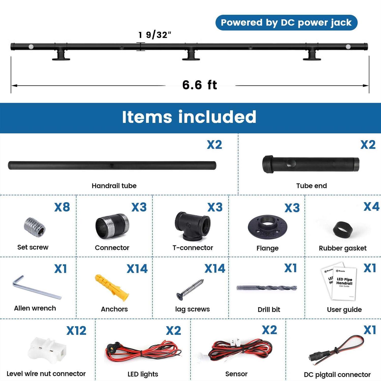 Muzata 4×4 One-Piece Post Base Cover WT09 - Inhomebuy