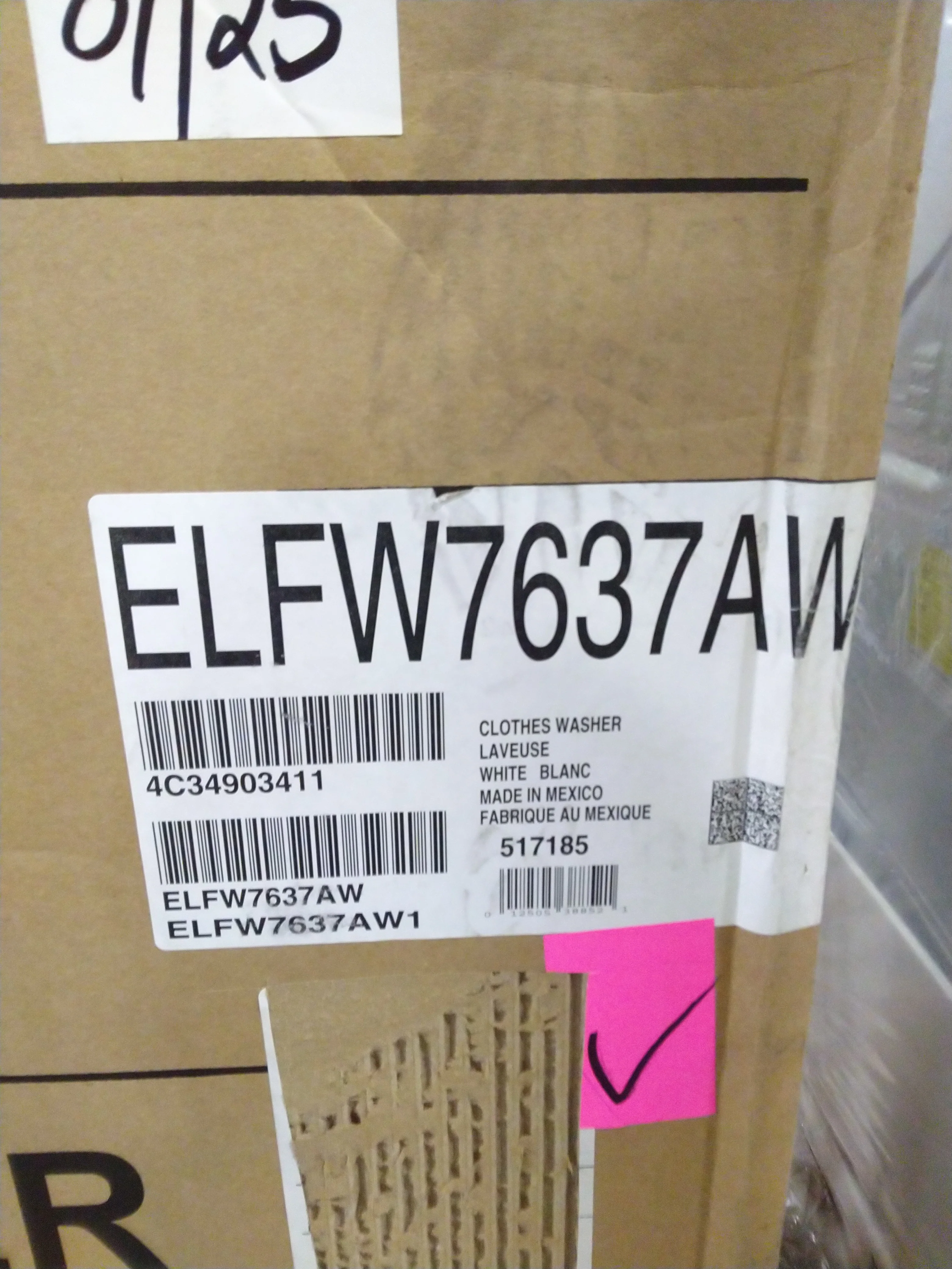 ELECTROLUX 6 SERIES 5.2 CU FT. ELECTRIC FRONT LOAD WASHER WITH SMARTBOOST - ELFW7637AW - Inhomebuy