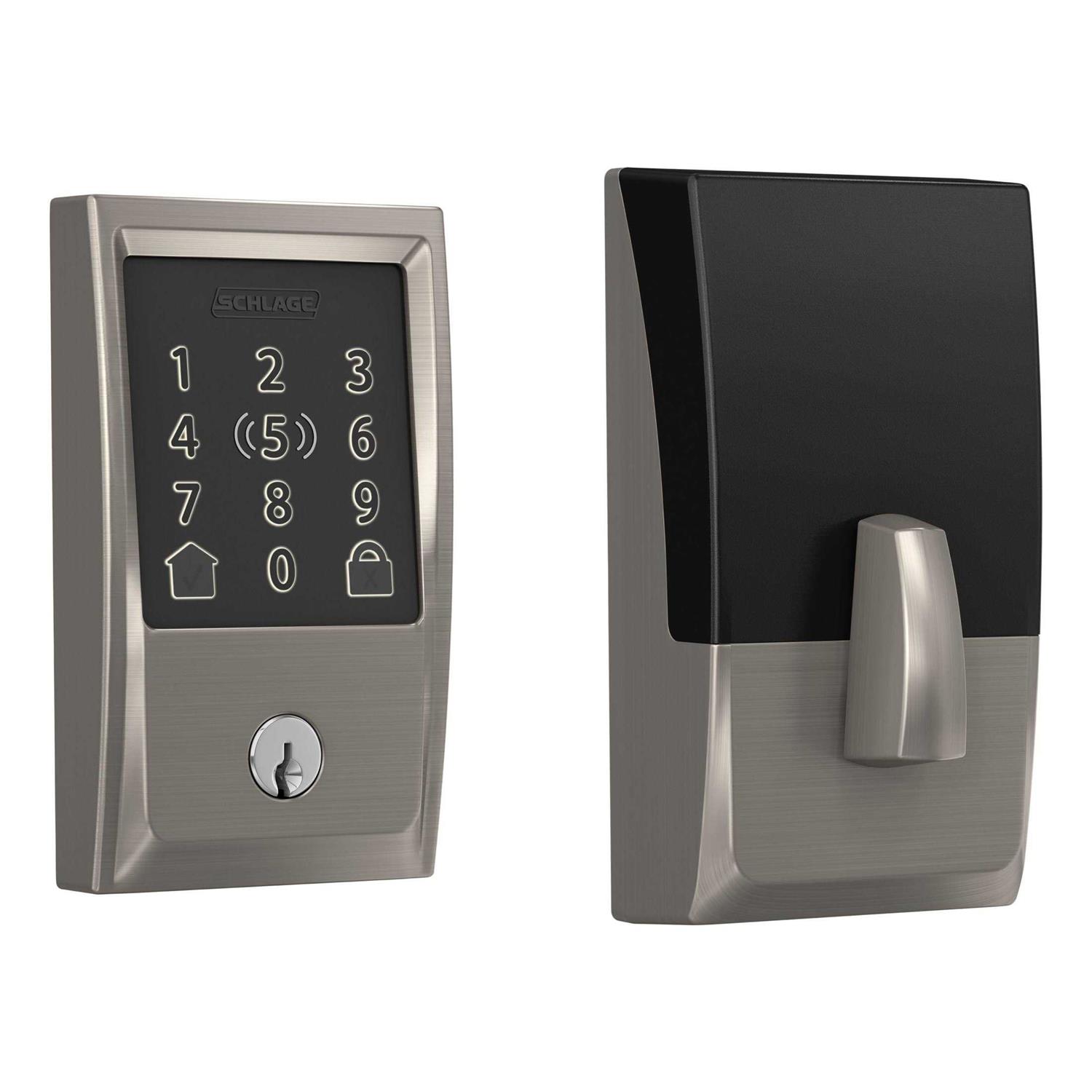 Schlage Be499cen622 Encode Plus Smart WiFi Century Trim Deadbolt - Inhomebuy