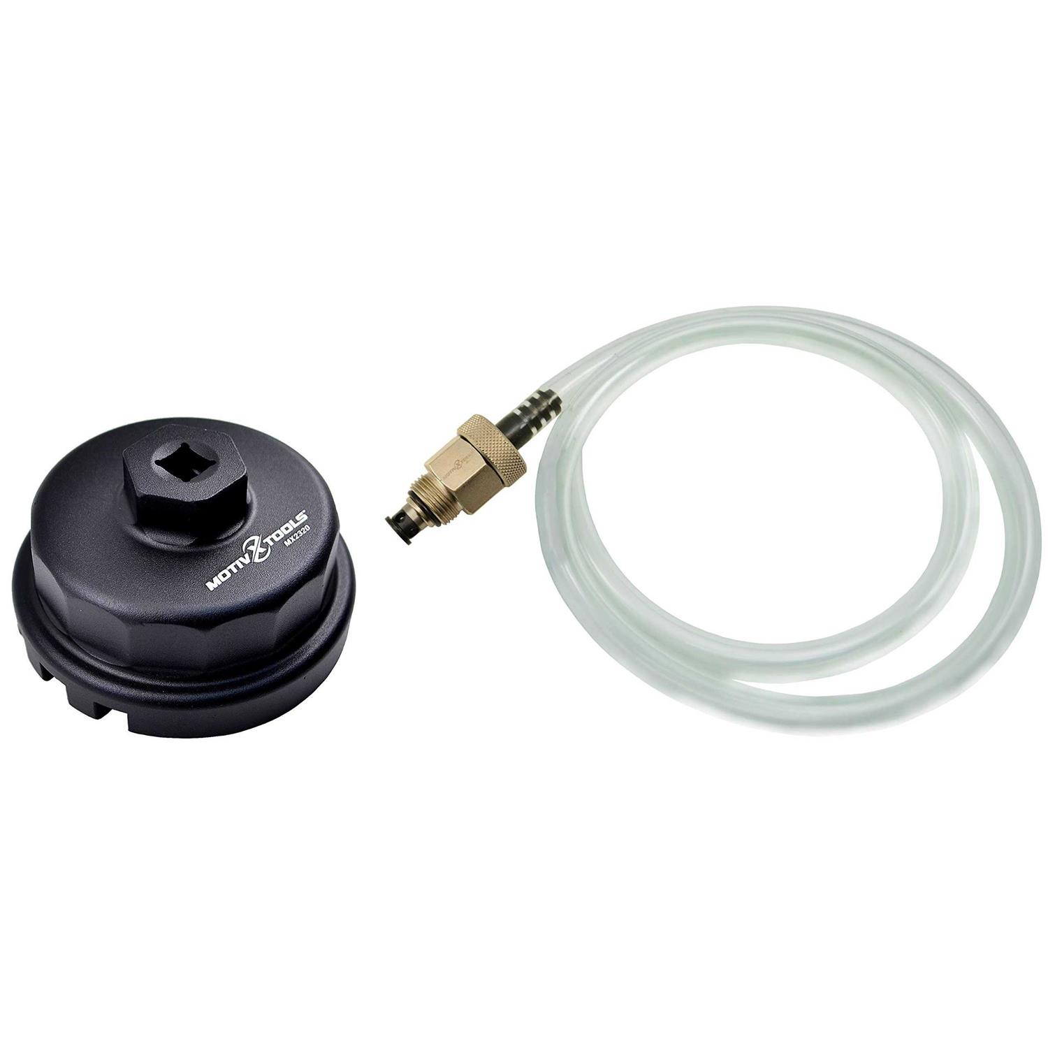 Motivx Tools Oil Filter Wrench Drain Tool and Advanced Engine Oil Funnel Set for Toyota Lexus 2.0L - Inhomebuy