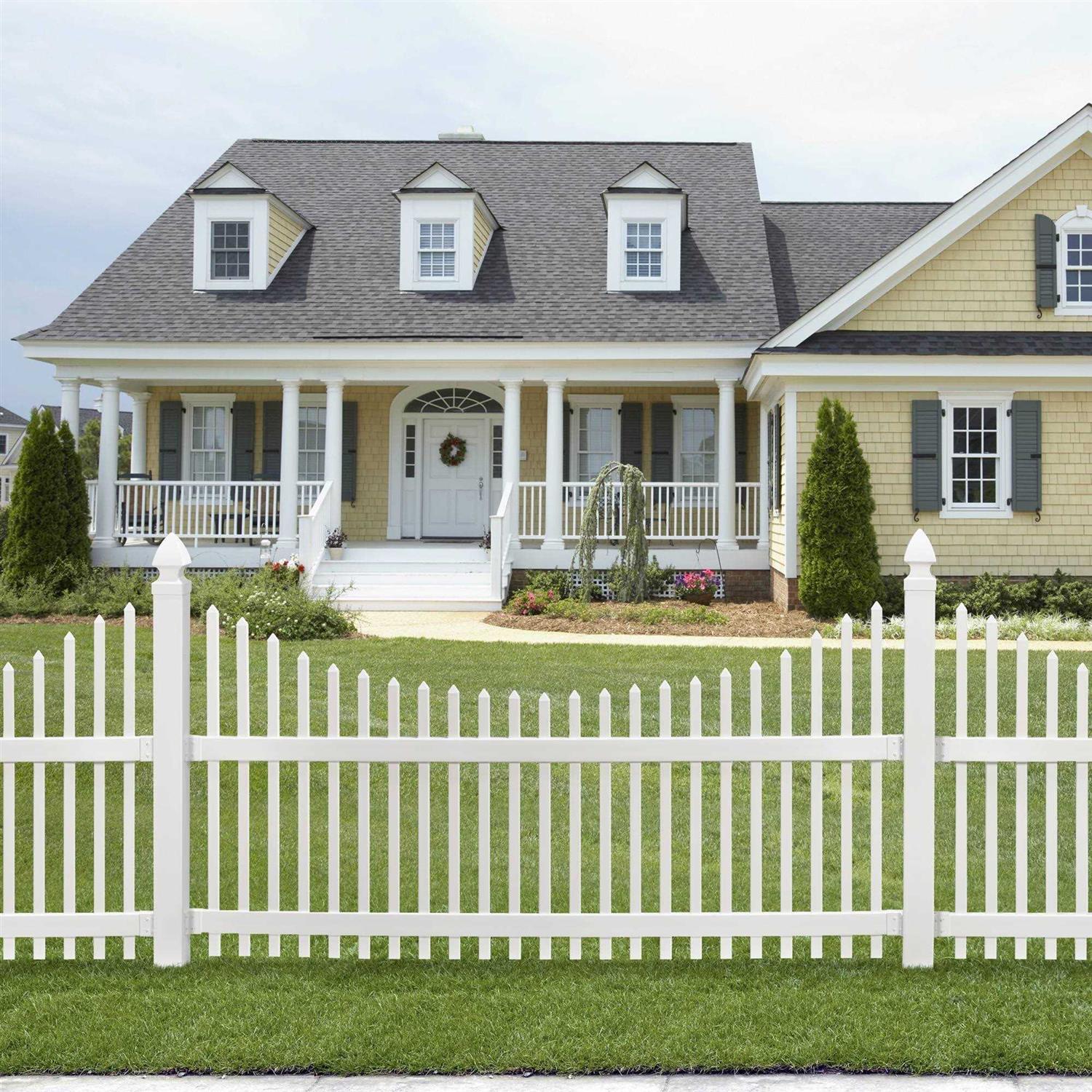 Outdoor Essentials 4 in. x 4 in. x 5 ft. Western Red Cedar French Gothic Fence Post - Inhomebuy