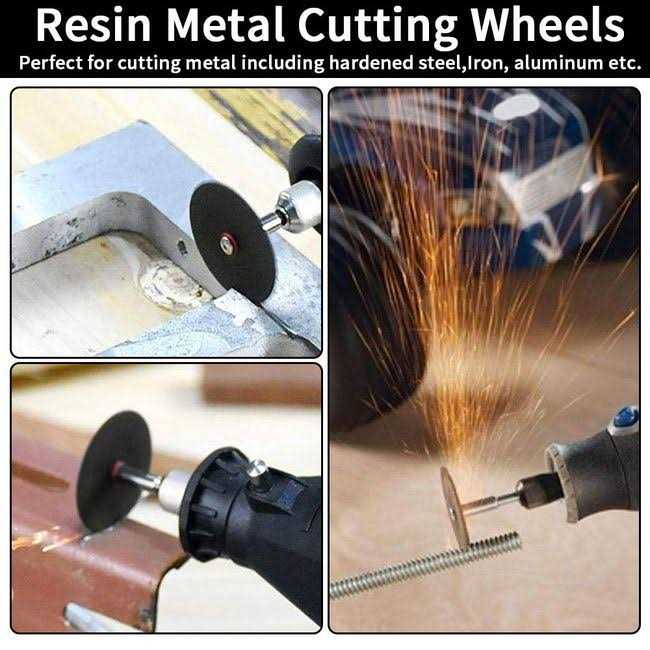 Cutting Wheel Set for Dremel Rotary Tool HSS Circular Saw Blades - Inhomebuy
