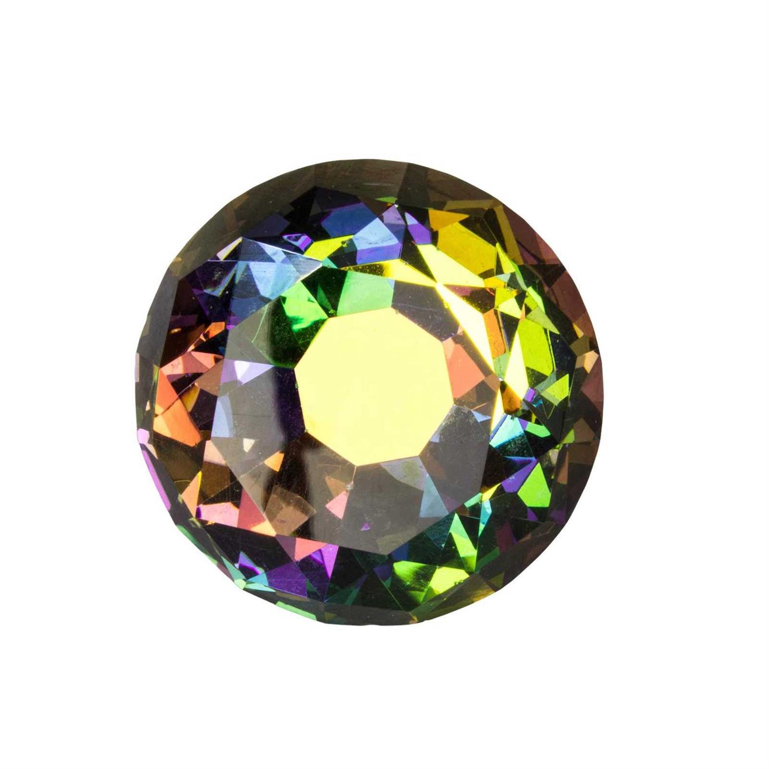 DeElf 12 PCS Clear Crystal Glass Drawer Cabinet Pulls Knobs Diamond Shape Decorative for Kitchen - Inhomebuy