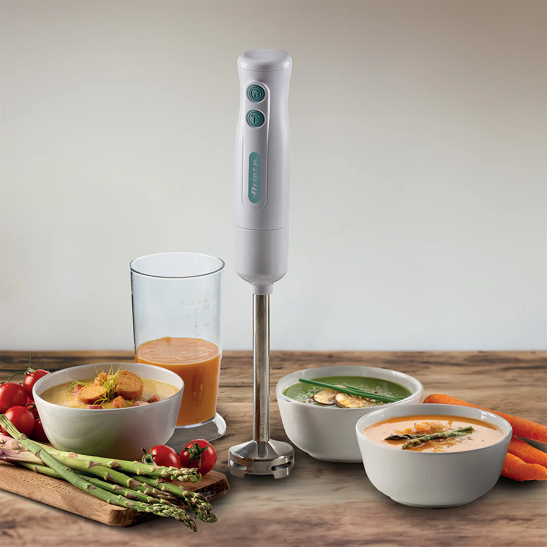 Hand Blender With Stainless Steel Blade Grey - Inhomebuy