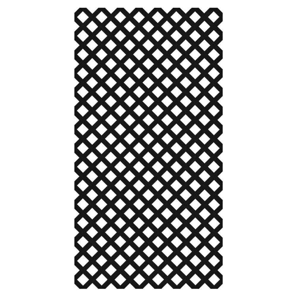 Veranda 4 ft. x 8 ft Garden Vinyl Lattice - Inhomebuy