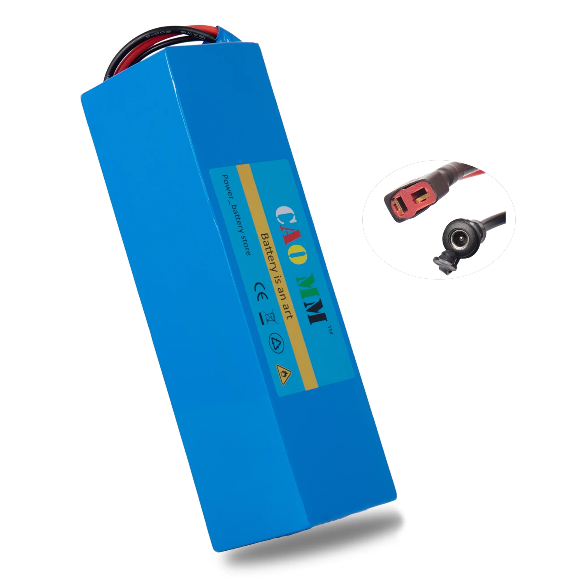 48V 10Ah Ebike Battery with Charger XT90 48V Scooter Lithium Battery for 1000W Electric Bike Motor - Inhomebuy