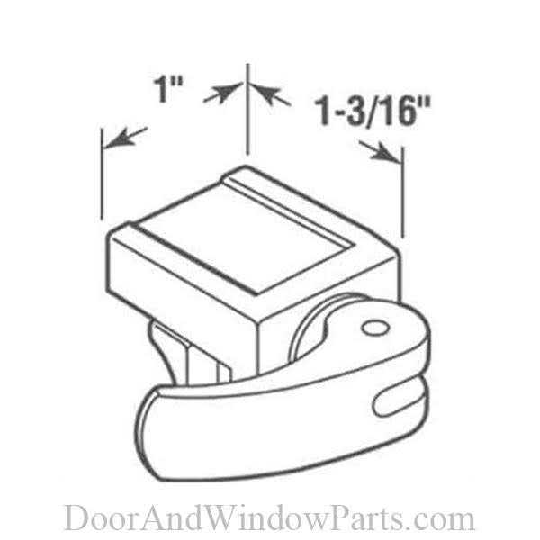 Prime Line Vertical Trim Lock Set - Inhomebuy