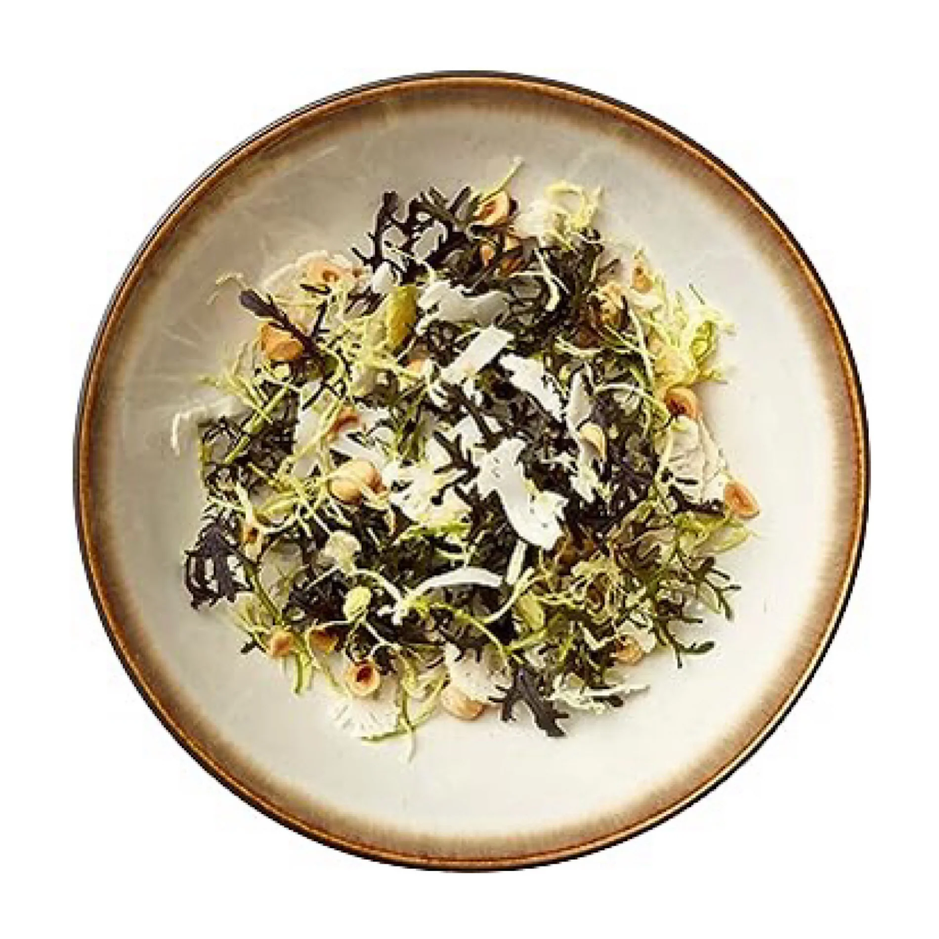 Salad Bowl 24cm Black Cream Bitz - Inhomebuy