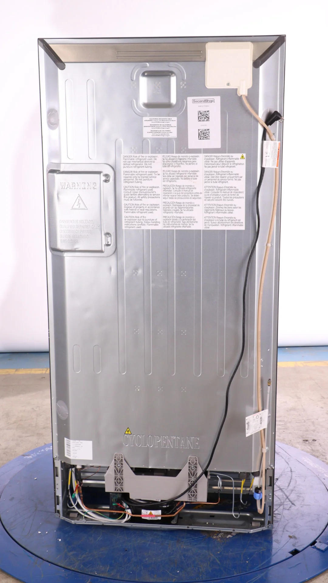 FRIGIDAIRE 31.5 IN. 17.6 CU FT. STAINLESS STEEL COUNTER-DEPTH FRENCH DOOR REFRIGERATOR - FRFG1723AV - Inhomebuy