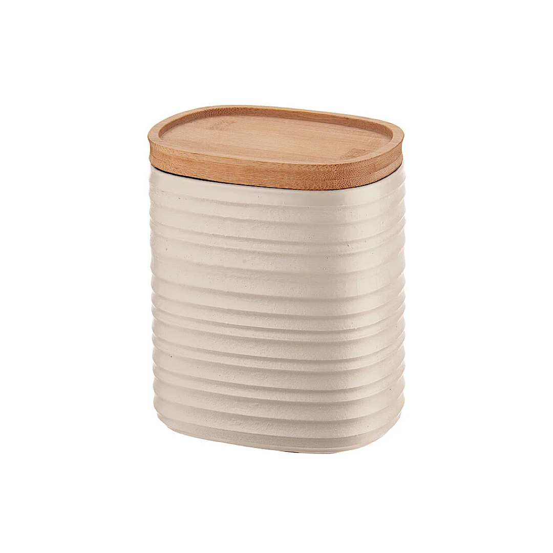 M Storage Jar Tierra Milk White - Inhomebuy