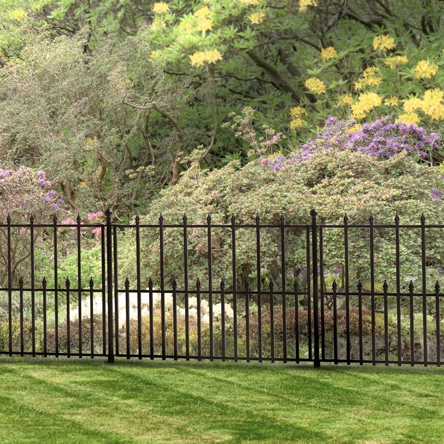 No Dig Decorative Wire Garden Fence Blk 838175 - Inhomebuy