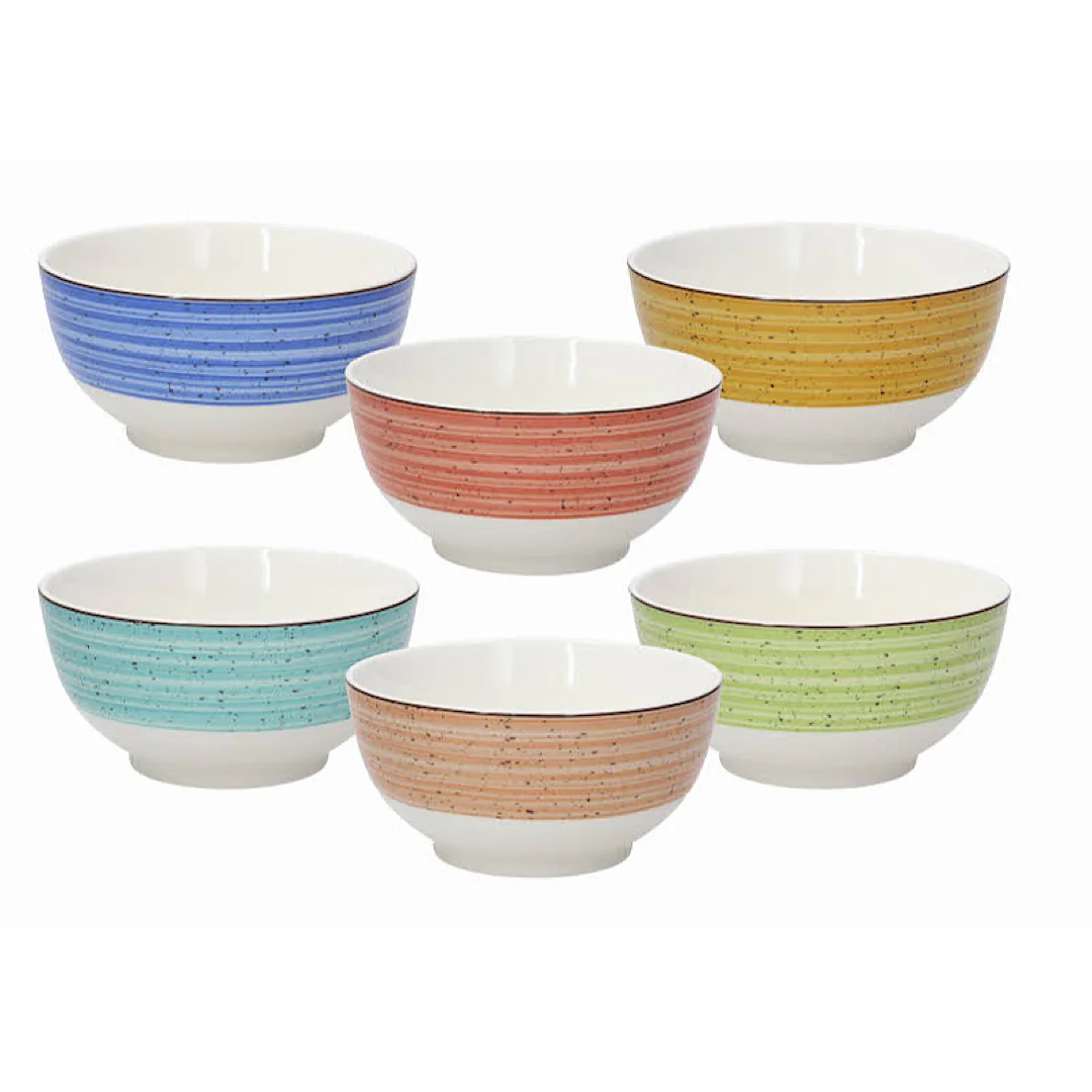 Iris kaleido Bowl 14cm 6pcs - Inhomebuy