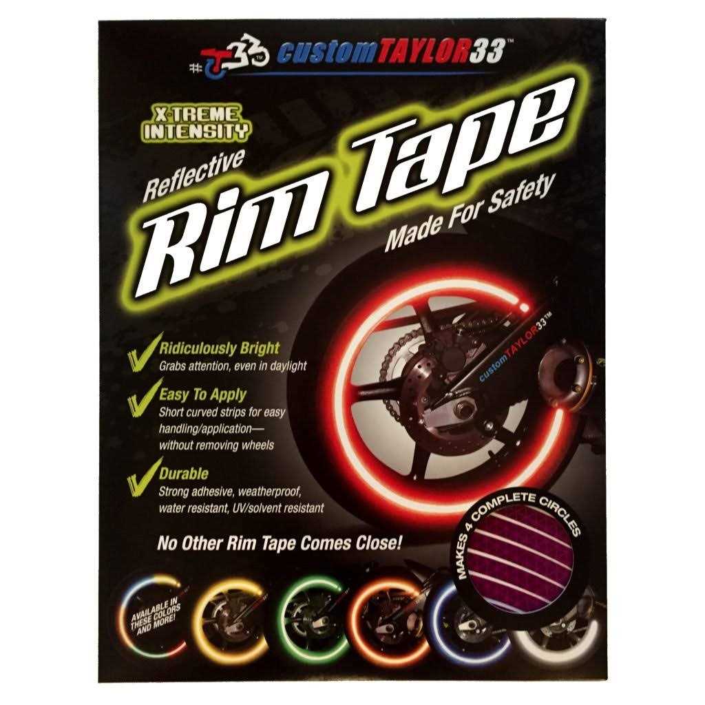 Customtaylor33 High Intensity Grade Reflective Copyrighted Safety Rim Tapes - Inhomebuy