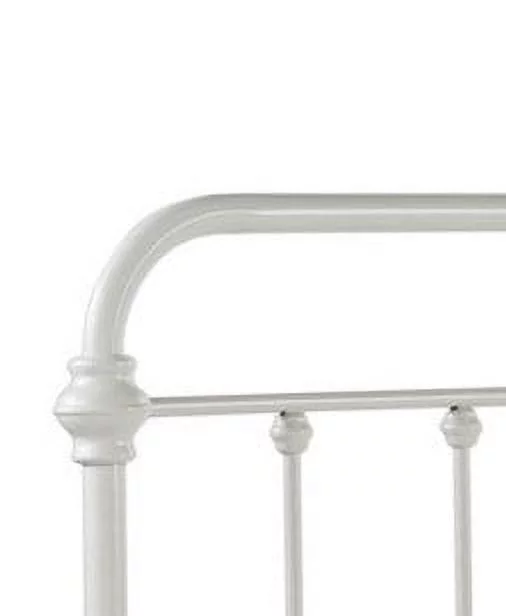 Weston Home Nottingham Metal Twin Bed, Blue Steel - Inhomebuy