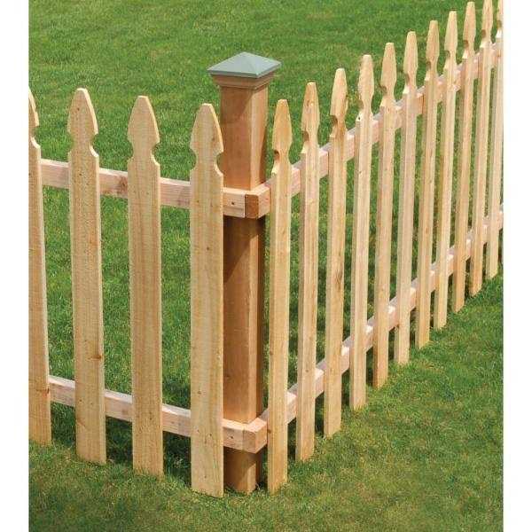 Outdoor Essentials 2 in. x 3 in. x 8 ft. Black Stained Pine Fence Panel Backer Rail - Inhomebuy