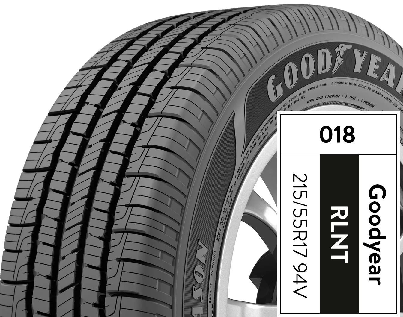 Goodyear Reliant All-Season 215/55R17 94V All-Season Tire - Inhomebuy