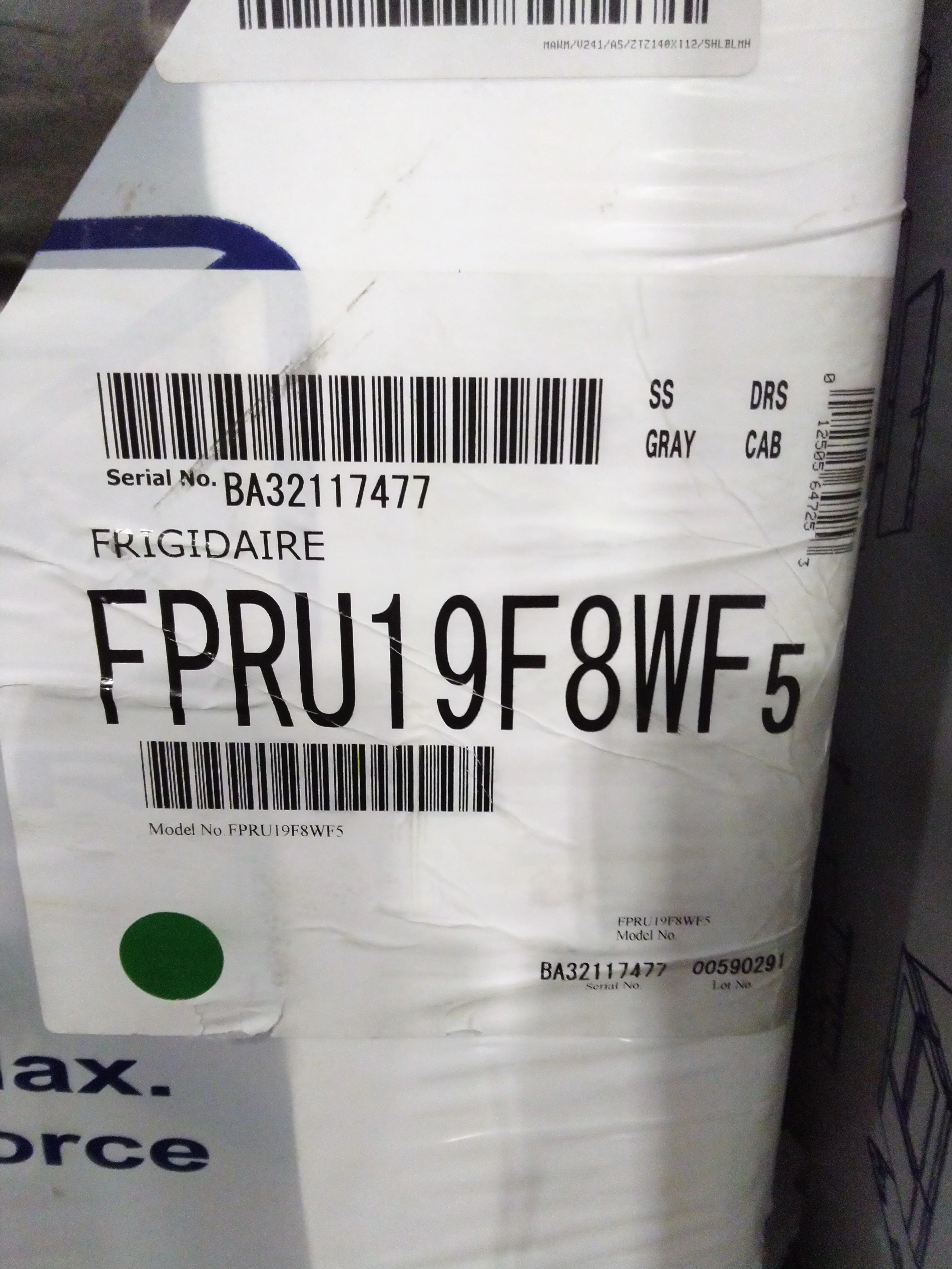 FRIGIDAIRE PROFESSIONAL 33 IN. 19 CU. FT. STAINLESS STEEL SINGLE DOOR ALL REFRIGERATOR - FPRU19F8WF - Inhomebuy