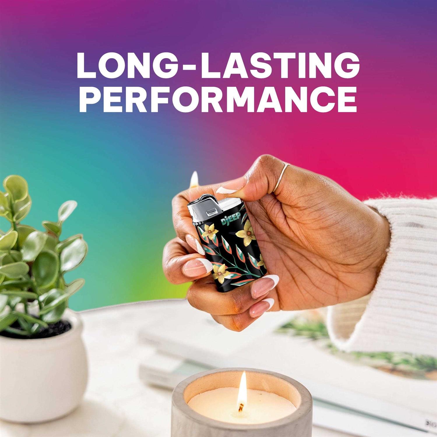 Djeep Pocket Lighters Vibrant Collection Textured Metallic Colorful Unique Lighters - Inhomebuy