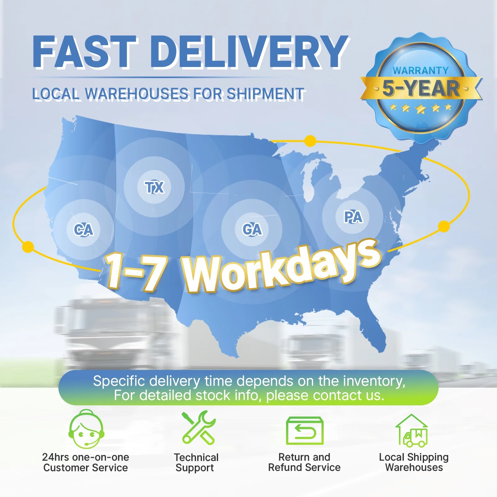 Redodo Portable 12V 50Ah LiFePO4 Lithium Battery 4000-15000 Cycles & 10-Year Lifetime for RV Camper - Inhomebuy