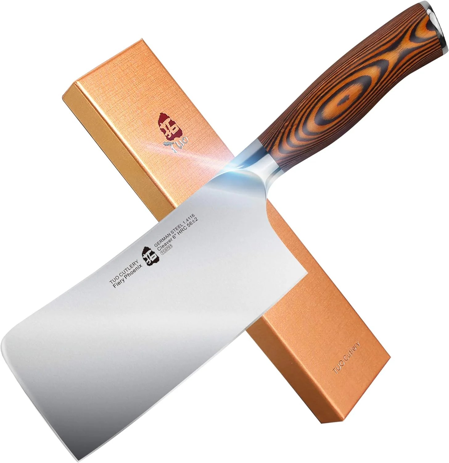Tuo Fiery Phoenix Cleaver 6'' | TC0701 - Inhomebuy