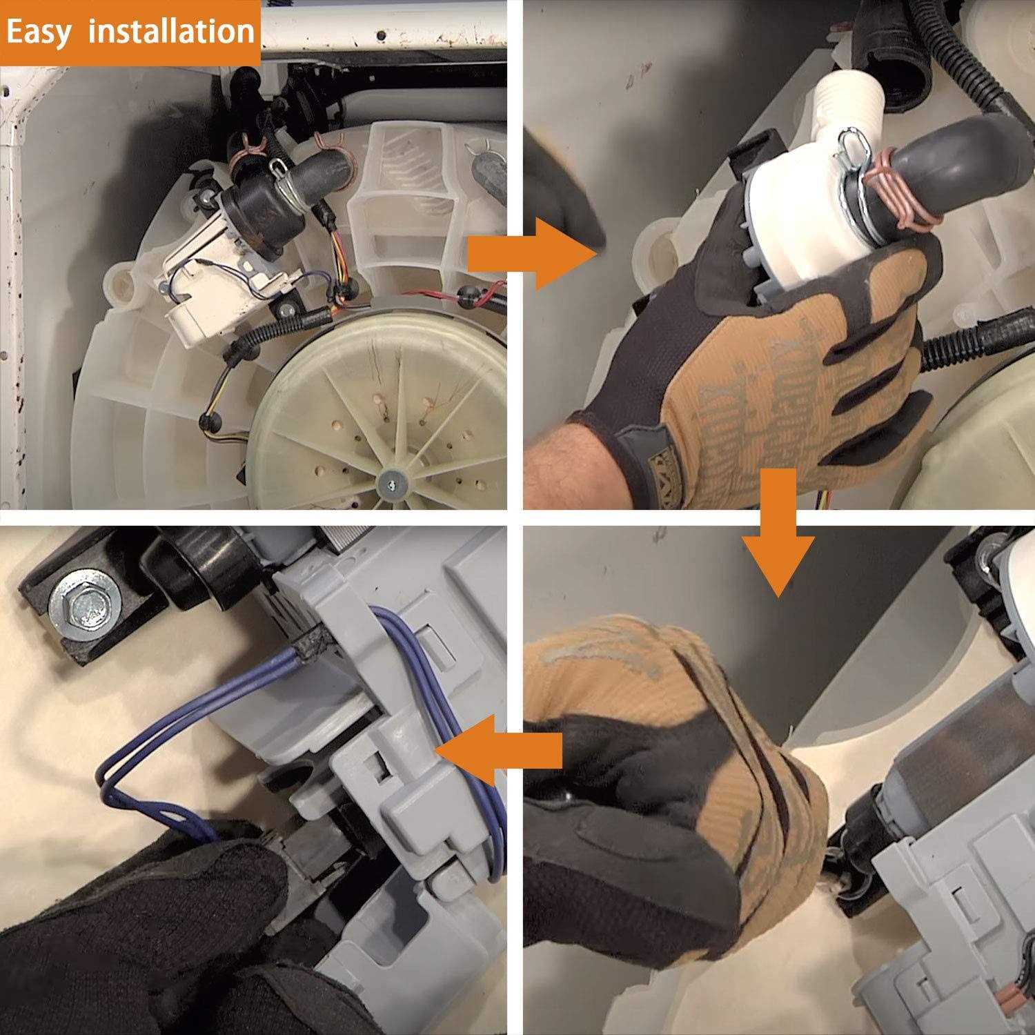 W10510667 Whirlpool Dishwasher Pump Motor - Inhomebuy