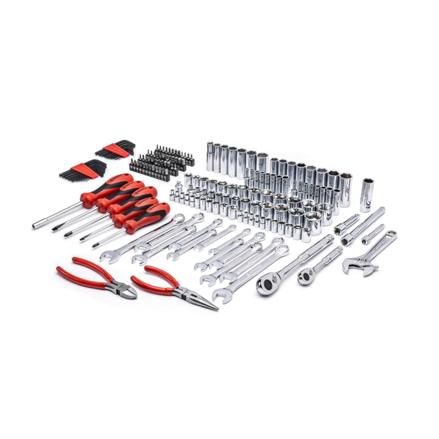 Crescent 180 Piece Professional Tool Set in Tool Storage Case - Inhomebuy