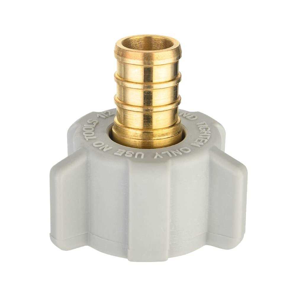 EFIELD 1/2 Pex X 1/2 Female NPT Swivel Adapter Brass Barb Crimp - Inhomebuy
