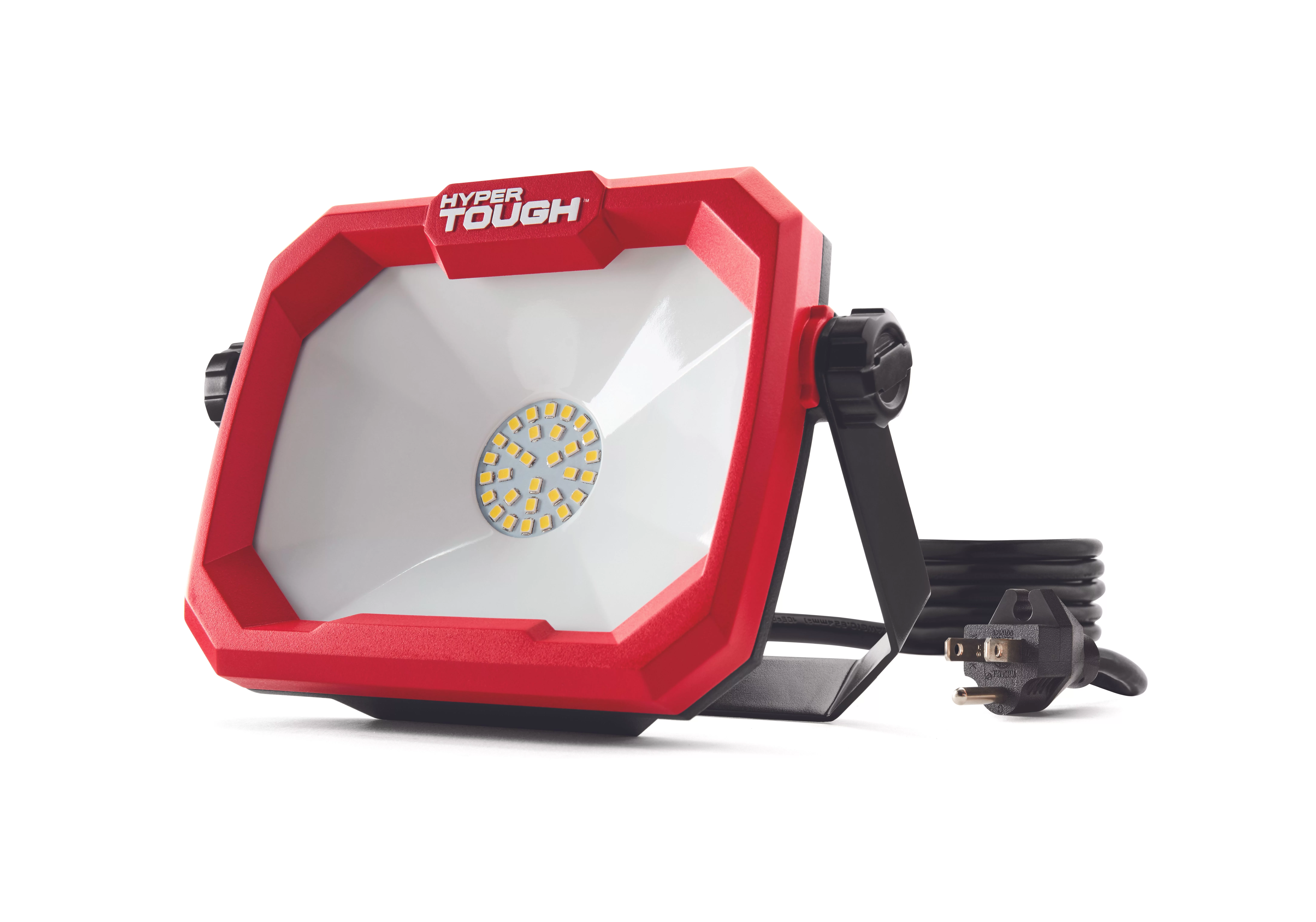 Hyper Tough 2500 Lumen Corded LED Work Light, Powder Coating Finish - Inhomebuy