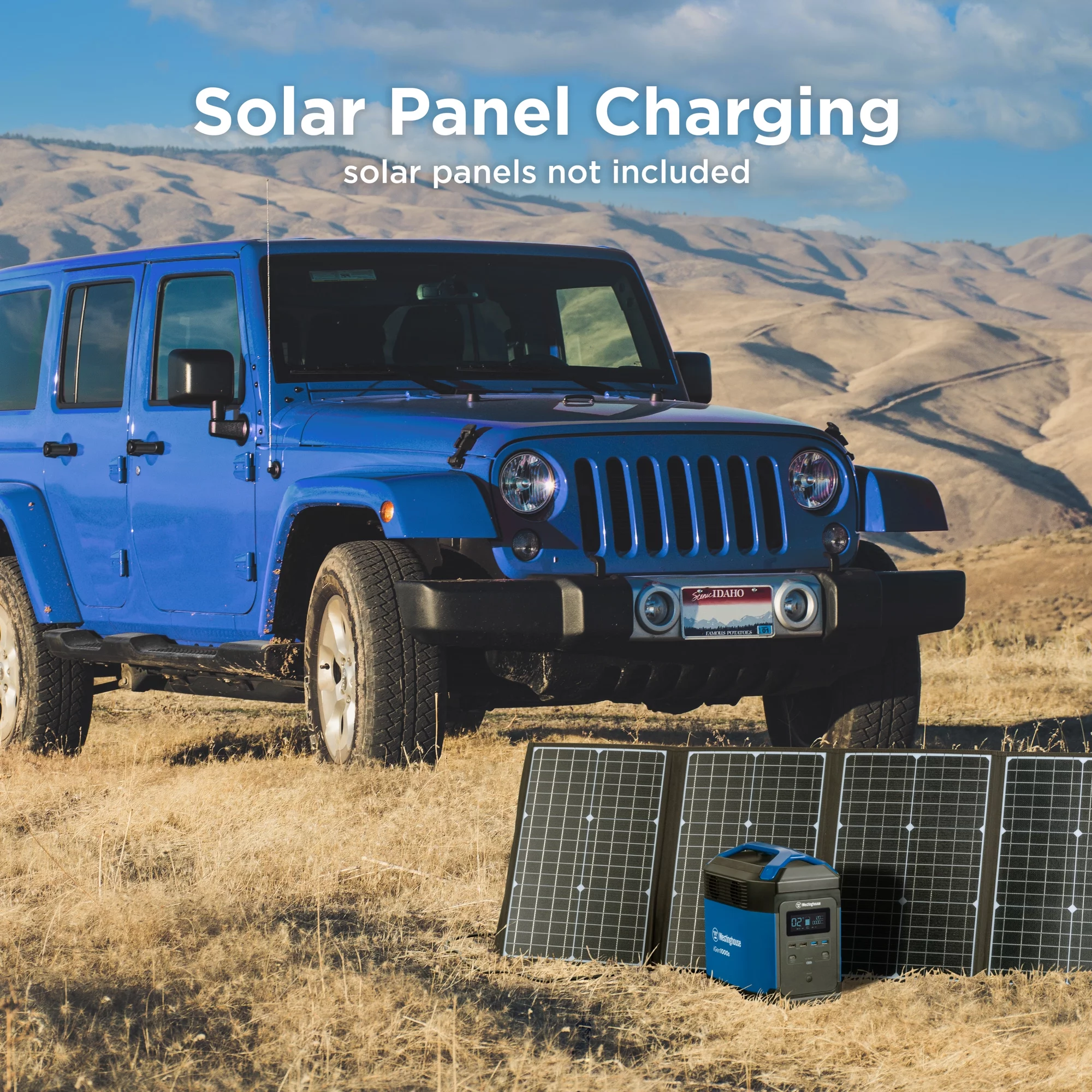 Westinghouse 60W Foldable Portable Solar Panel for iGen160s, iGen200s, iGen300s, iGen600s, iGen1000s Power Stations - Inhomebuy