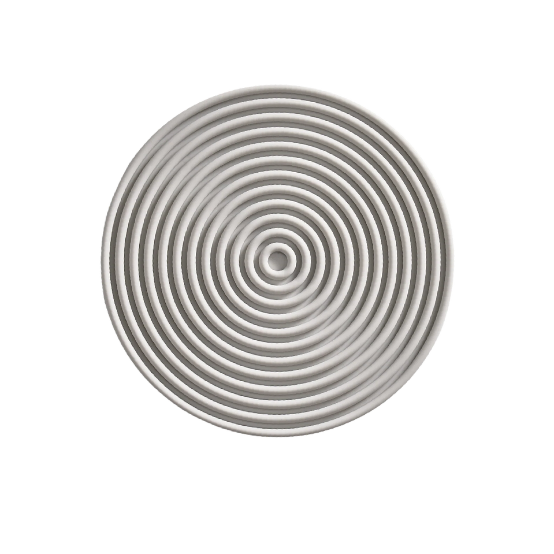 Cocktail Mat Rocks D15cm Warm Grey - Inhomebuy