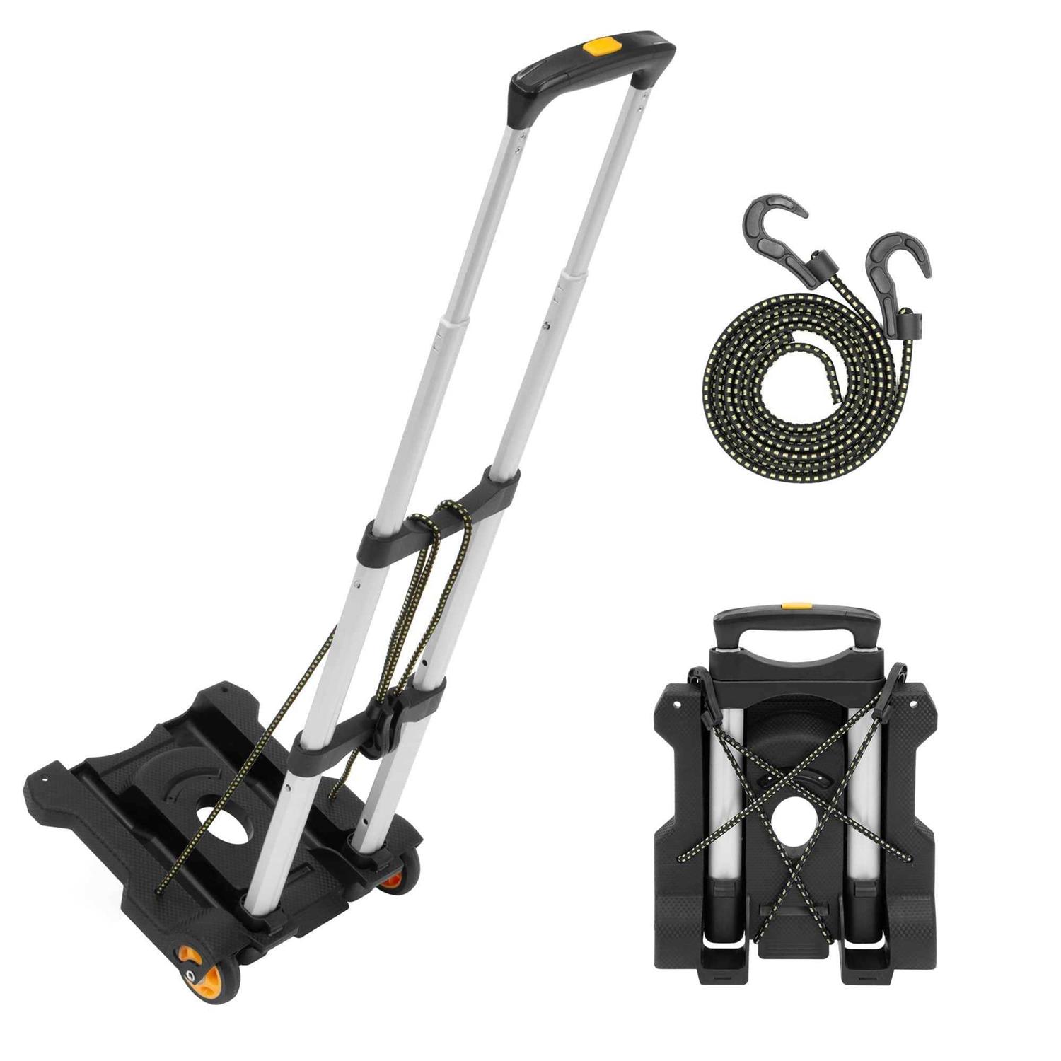 Mount-It! Folding Luggage Cart and Dolly - Inhomebuy