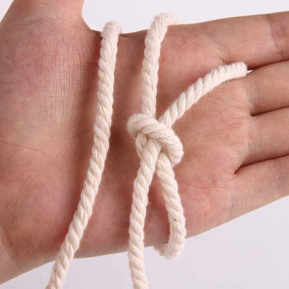 Xkdous Macrame Cord Cotton Macrame Rope - Inhomebuy