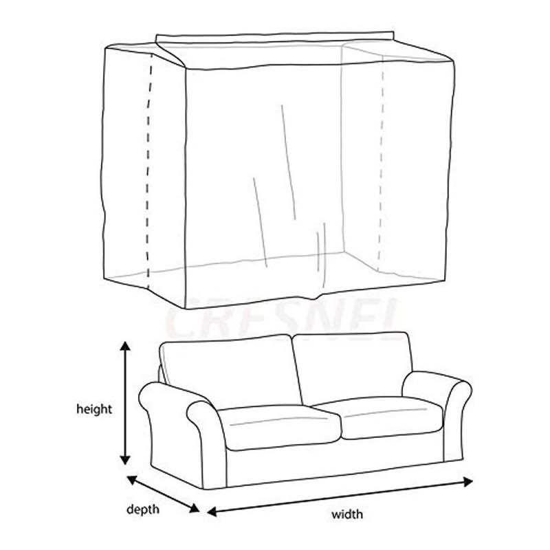 Cresnel Furniture Cover Plastic Bag for Moving Protection and Long Term Storage - Inhomebuy
