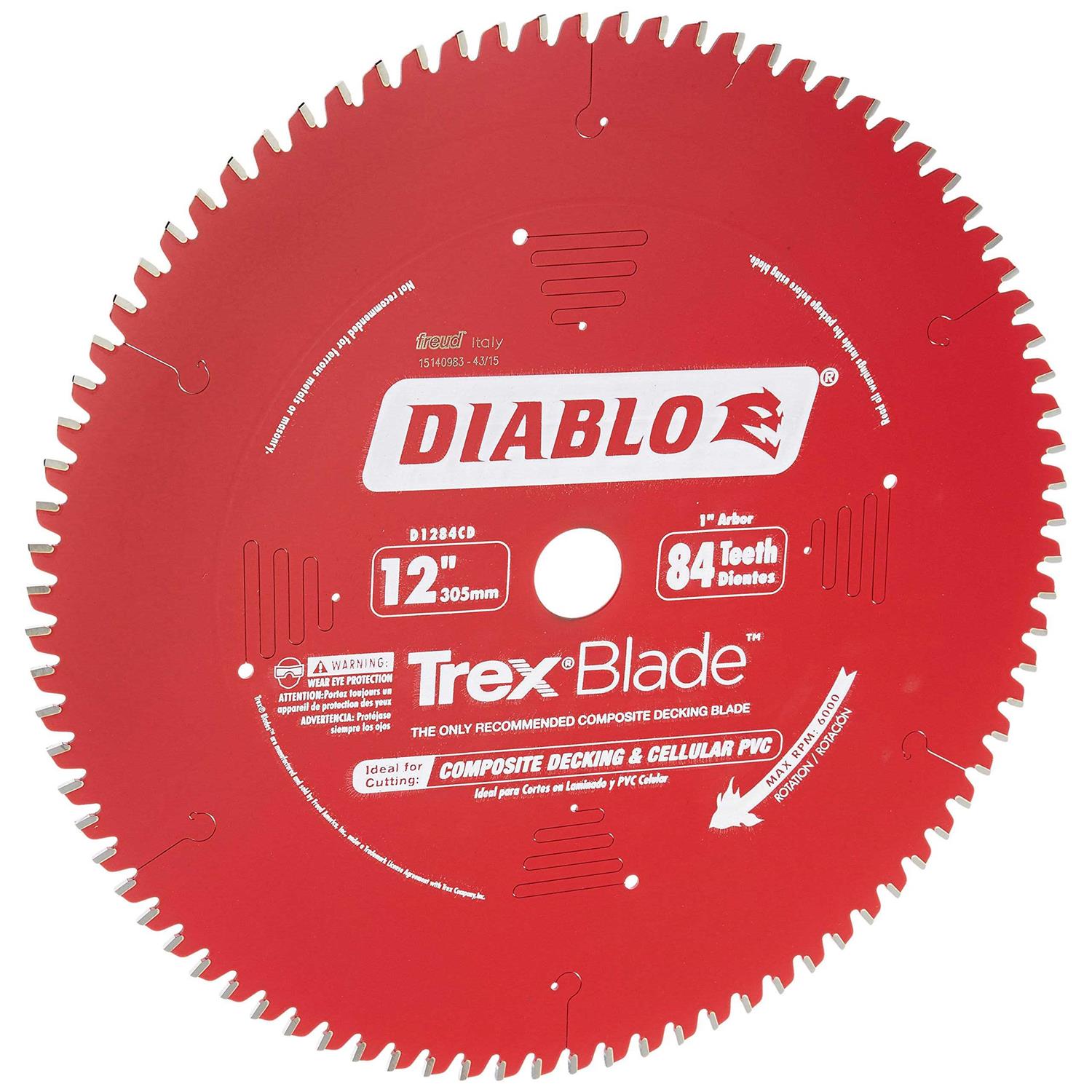 Diablo D1260CF 12 in x 60 Tooth Steel Demon Metal Cutting Saw Blade - Inhomebuy