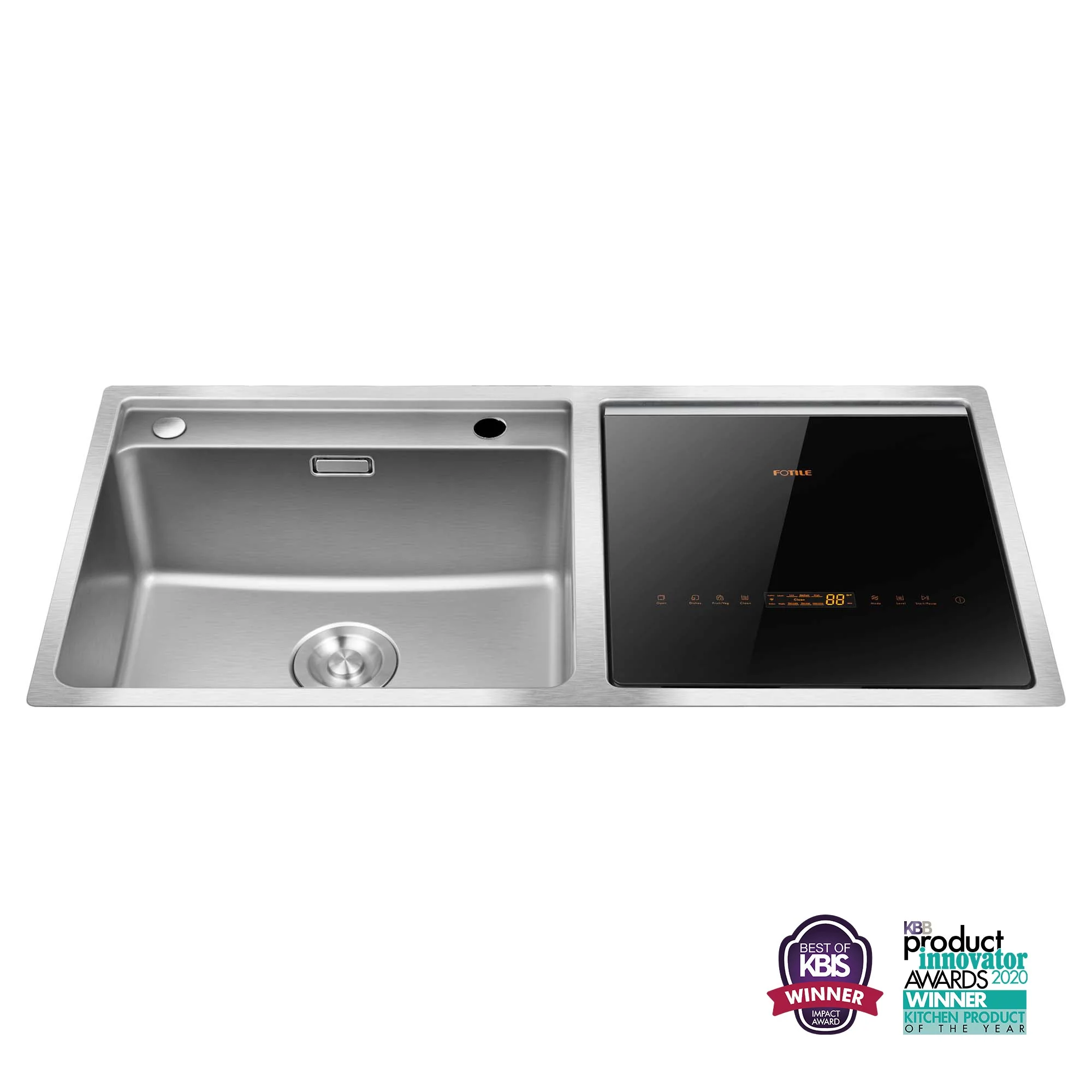 Fotile 2-in-1 Counter-top Mounted Sink and Dishwasher Combination System, SD2F-P3 - Inhomebuy