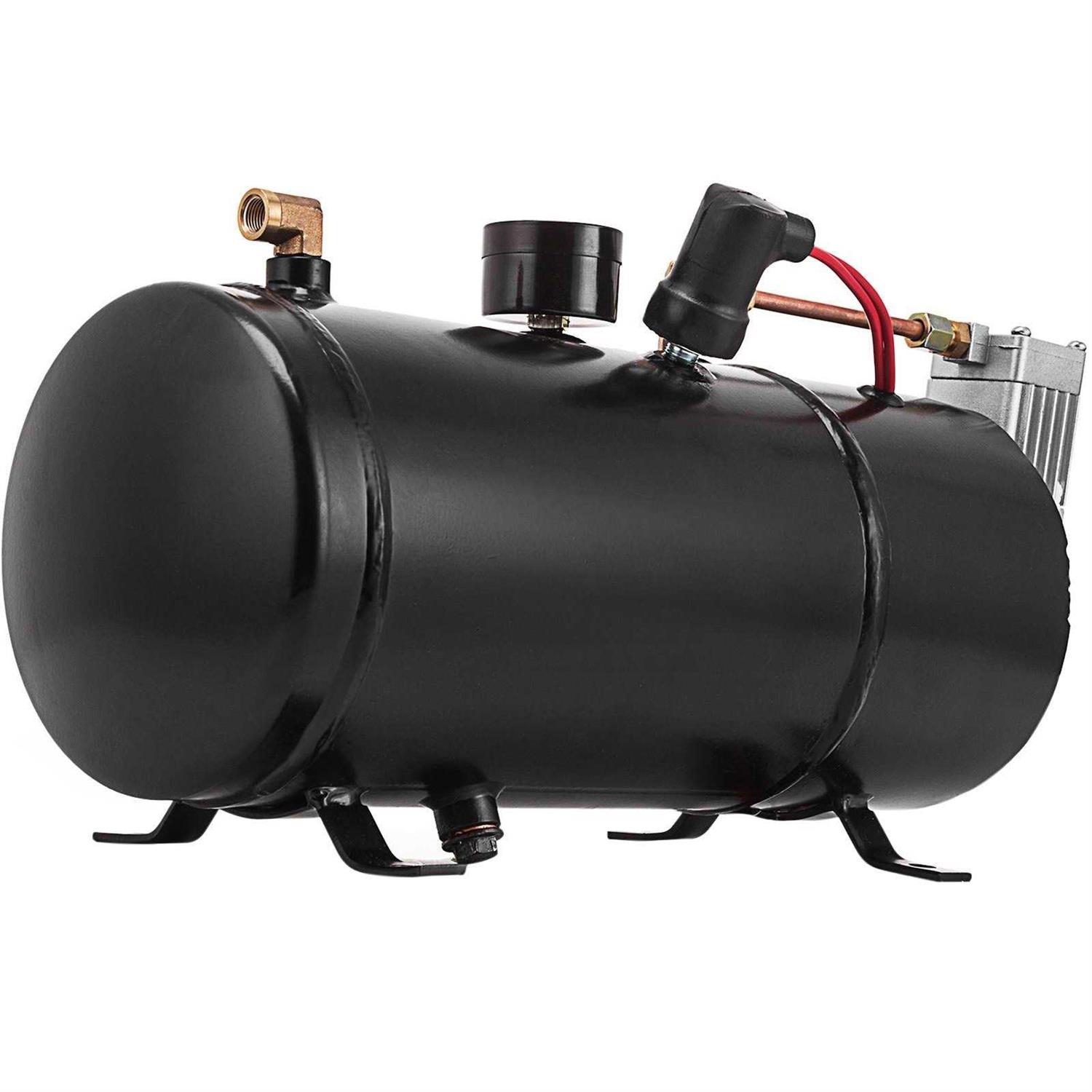 VEVOR 120 PSI 12V Air Compressor & Tank Pump For Air Horn BAGS Vehicle US NEW LBPJ120PSILBYSJ01V0 - Inhomebuy