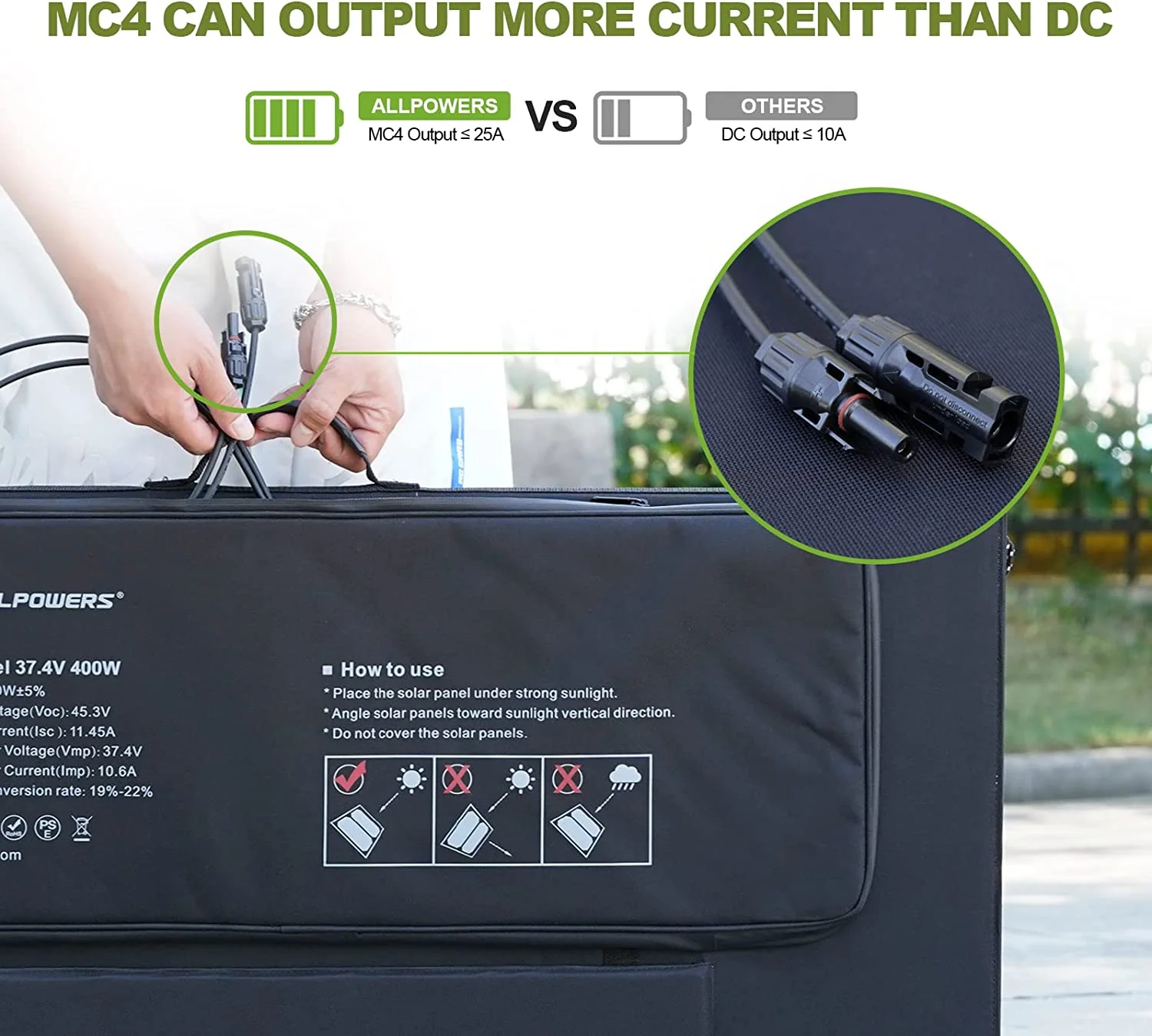 ALLPOWERS S2000 Portable Power Station 2000W, 1500Wh Capacity,  MPPT Solar Generator Backup Battery Power Supply with 4 AC Outlets for Camping, RV, Home Use, Emergency, Off-Grid - Inhomebuy