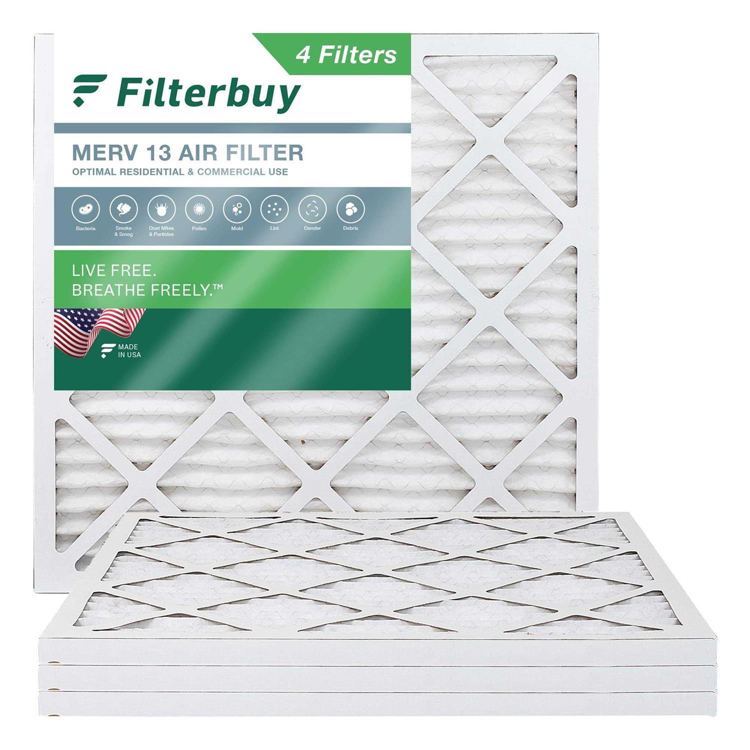 Filterbuy 20x20x1 Air Filter MERV 13 - Inhomebuy