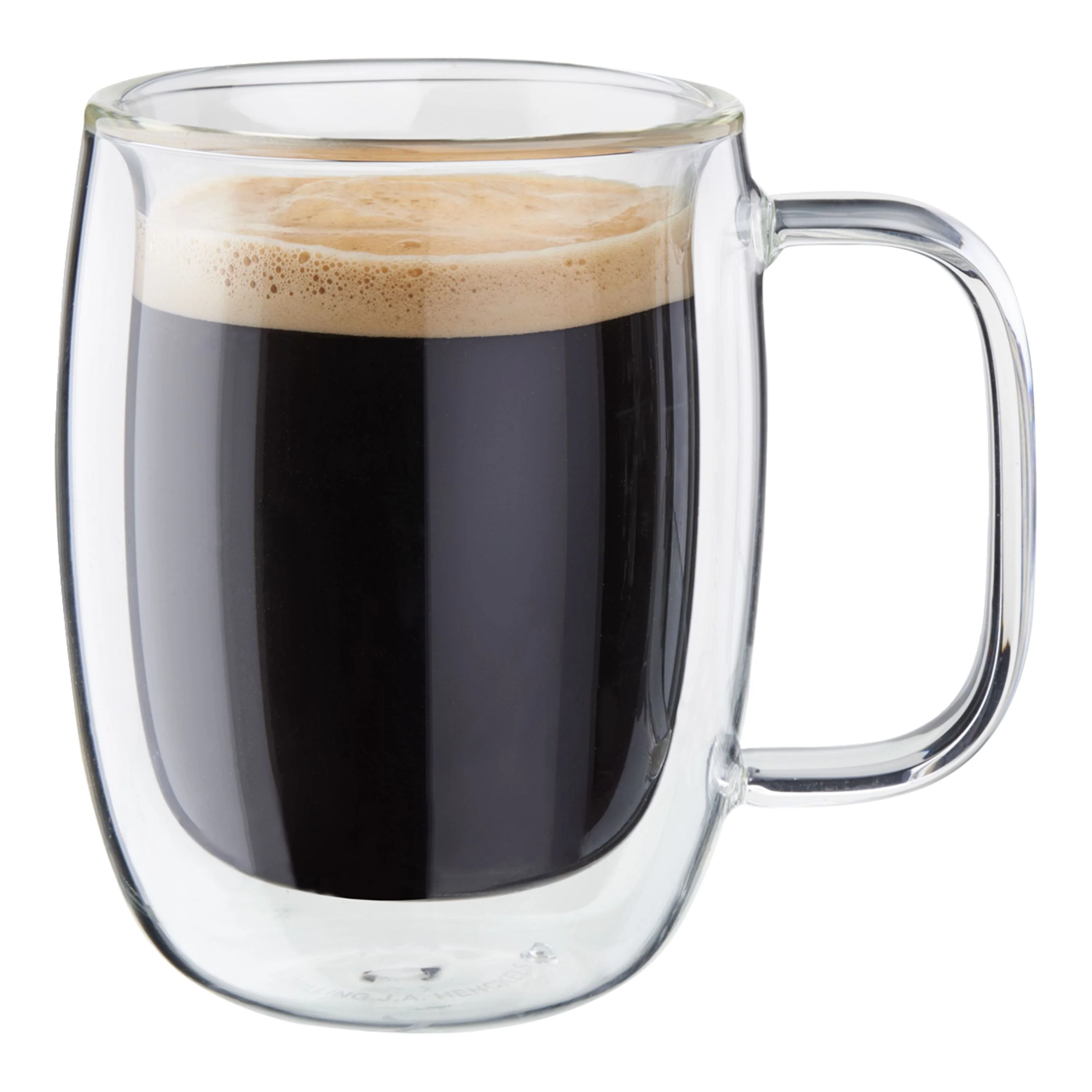 ZWILLING 2pc Double Espresso Glass Mug Set, Sorrento Plus Double Wall Glassware Series - Inhomebuy