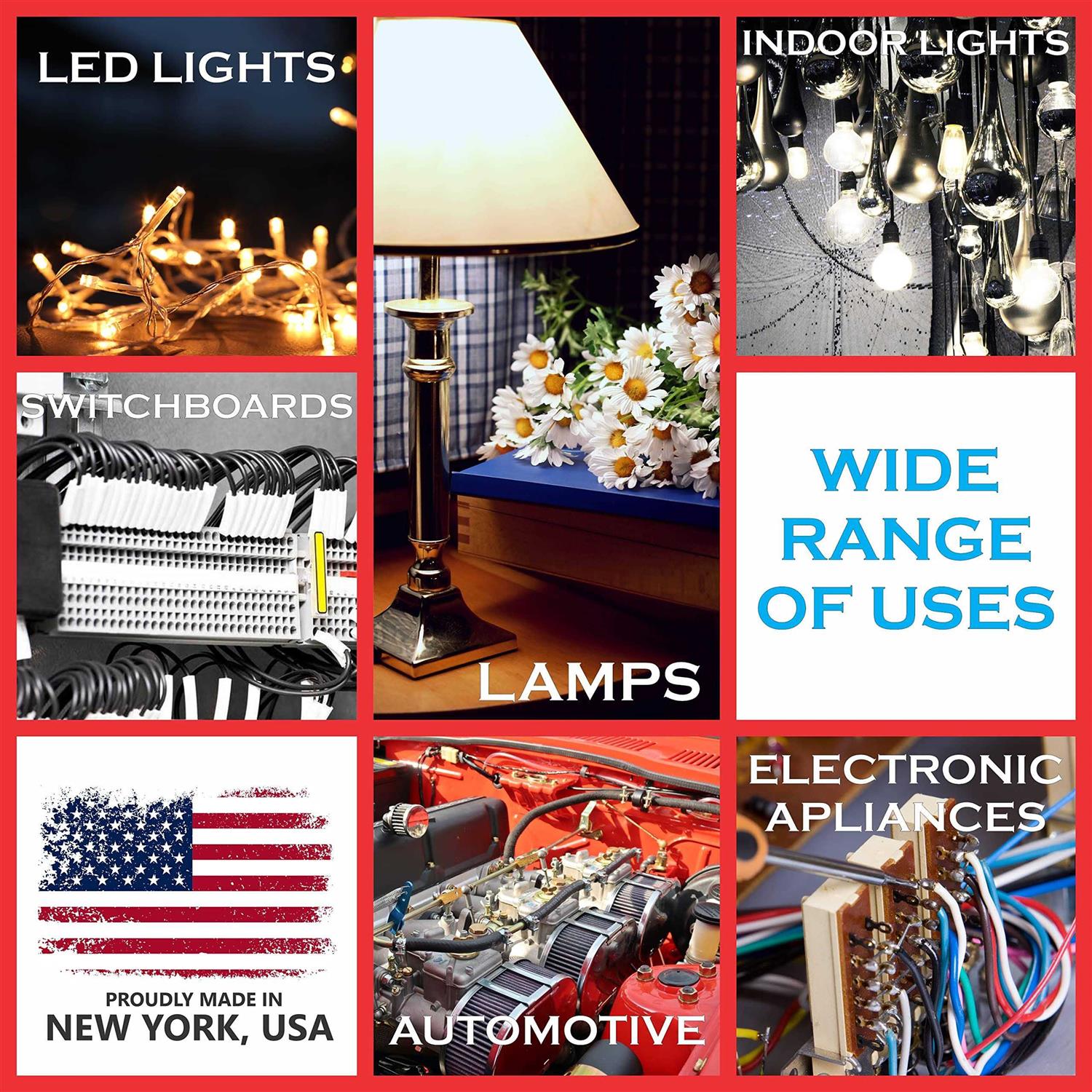 NATIONAL Wire&Cable Gauge 2 Conductors Premium Electrical Wire Made in USA - Inhomebuy