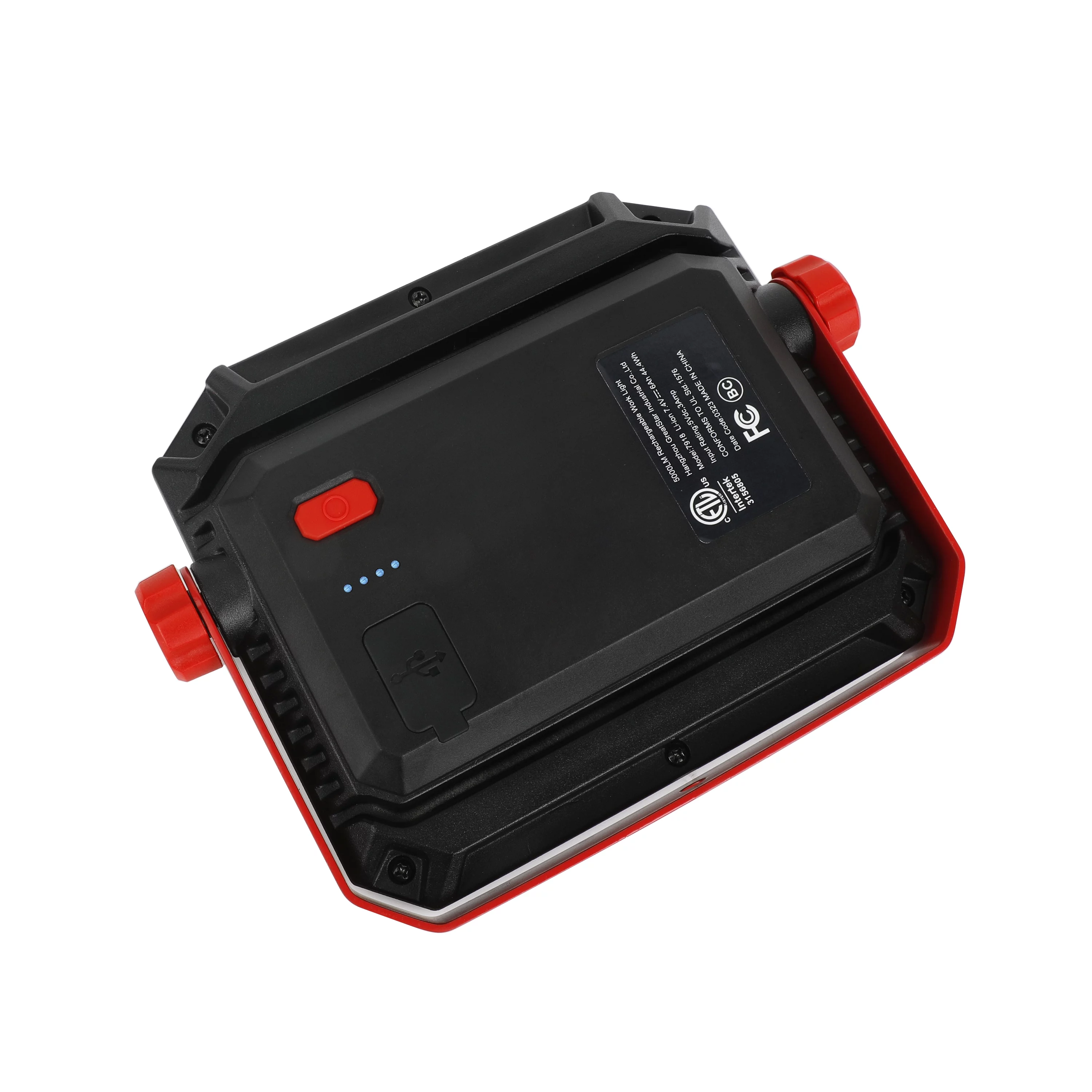 Hyper Tough 50W LED 5000 Lumen Rechargeable Free Standing Light, Handheld Portable Work Light - Inhomebuy