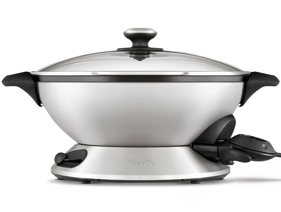 Breville Wok |BEW800BSS| 1800W, 8-Quart - Inhomebuy