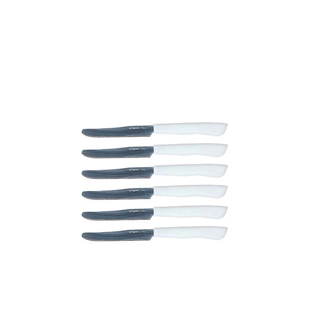 Table Knives White Set 6pcs Mythos - Inhomebuy